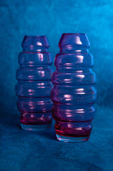 Nordic Oval Hand-Blown Glass Vases